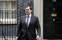 Robert Jenrick, Minister of State, leaves after a Cabinet meeting at 10 Downing Street in London, Tuesday, March 28, 2023