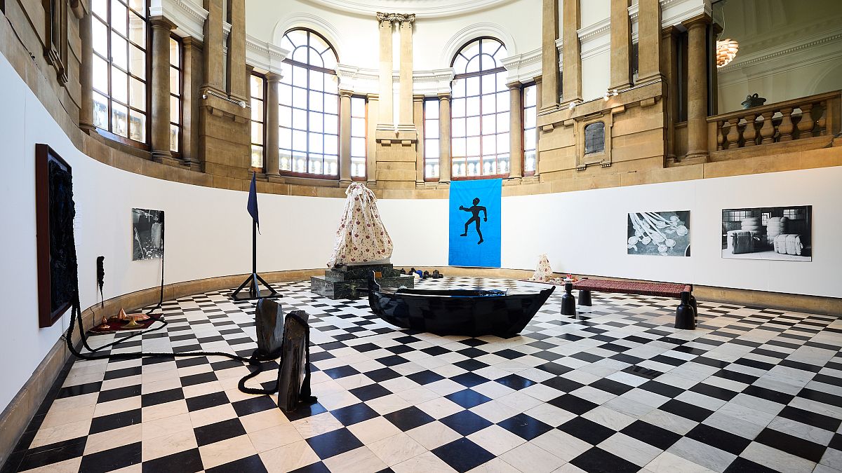 Installation image of Where it Began by Osman Yousefzada, Cartwright Hall Art Gallery, 3 May – 13 October 2024, presented by Bradford 2025 UK City of Culture.