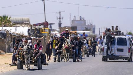 Los palestinos siguen huyendo de Rafah tras el aviso israelí