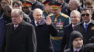 Rusya Devlet Başkanı Vladimir Putin, Kızıl Meydan'da düzenlenen Zafer Günü etkinliğine eski Sovyet ülkelerin liderleriyle birlikte katıldı