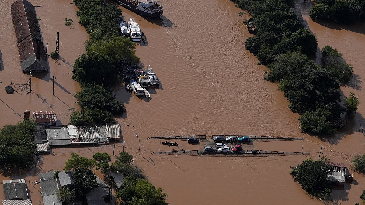 Inundaciones en Brasil. 