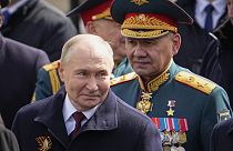 ولادیمیر پوتین در رژه روز پیروزی در روسیه