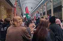 مظاهرات طلابية داعمة لغزة في بروكسل