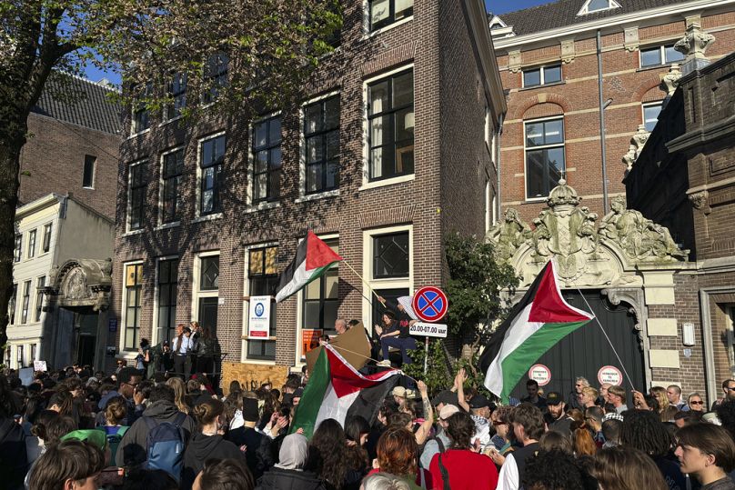 Διαδήλωση υπέρ των παλαιστινίων