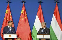 Xi Jinping e Victor Orban a Budapest