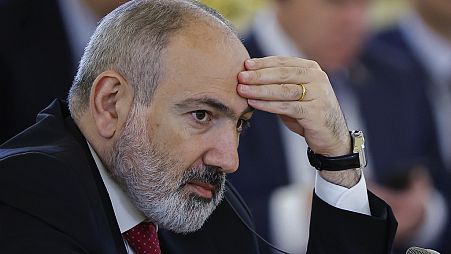 Imagen del primer ministro de Armenia Nikol Pashinián.