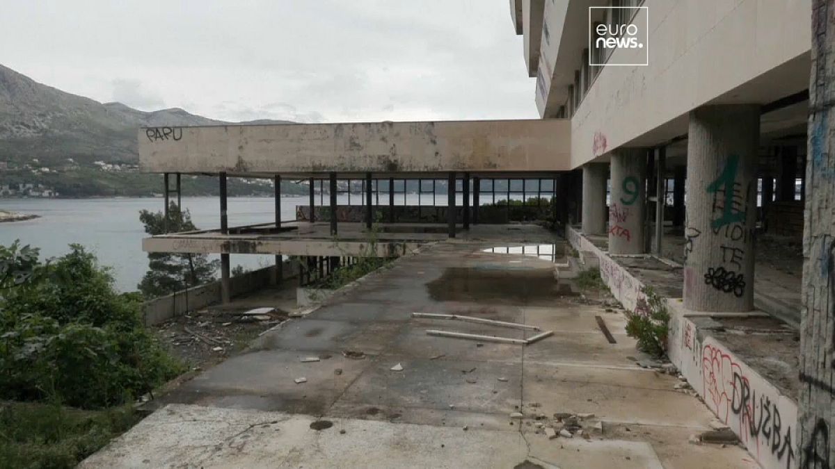 Post-apocalyptic holiday resort overlooking the Adriatic Sea to be restored to its former glory thumbnail