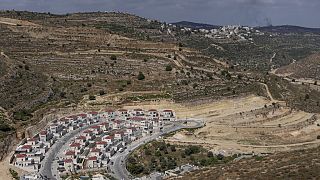 Yahudi yerleşim birimi Givat Ze'ev'de yeni konut projeleri, 18 Haziran 2023.
