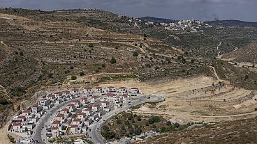 Yahudi yerleşim birimi Givat Ze'ev'de yeni konut projeleri, 18 Haziran 2023.
