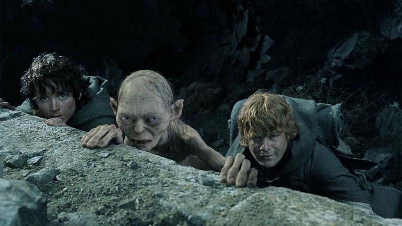 Frodo, Gollum and Sam in the original trilogy