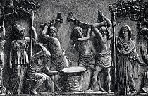 روم باستان، آهنگری هفائستوس، خدایگان ریخته‌گری