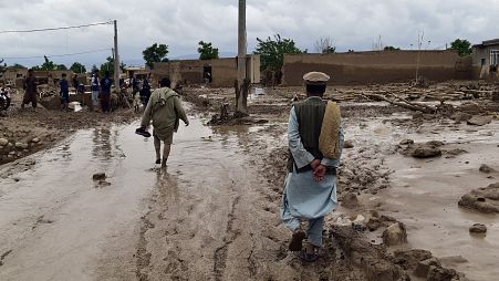 Az árvíz pusztítása Afganisztán Baglán tartományában