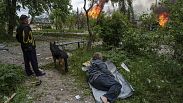 Rusya, Ukrayna'nın doğu sınırındaki Vovchansk kentini bombalıyor