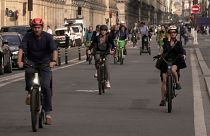 دوچرخه‌سواران در پاریس