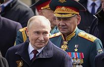 Vladimir Putin at the Victory Day parade
