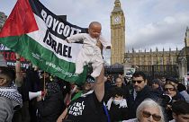 "Al-Kudsz" napi szélsőséges tüntetés Izrael ellen Londonban