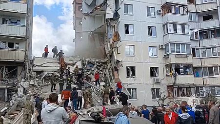 Edificio crollato a Belgorod