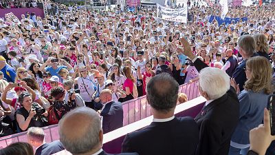 partecipanti alla Race for the Cure