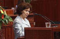 Gordana Siljanovska Davkova, presidente da Macedónia do Norte.