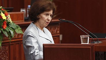 Gordana Siljanovska Davkova, presidente da Macedónia do Norte.