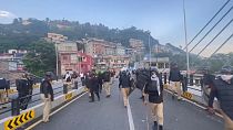 مظاهرات في كشمير 