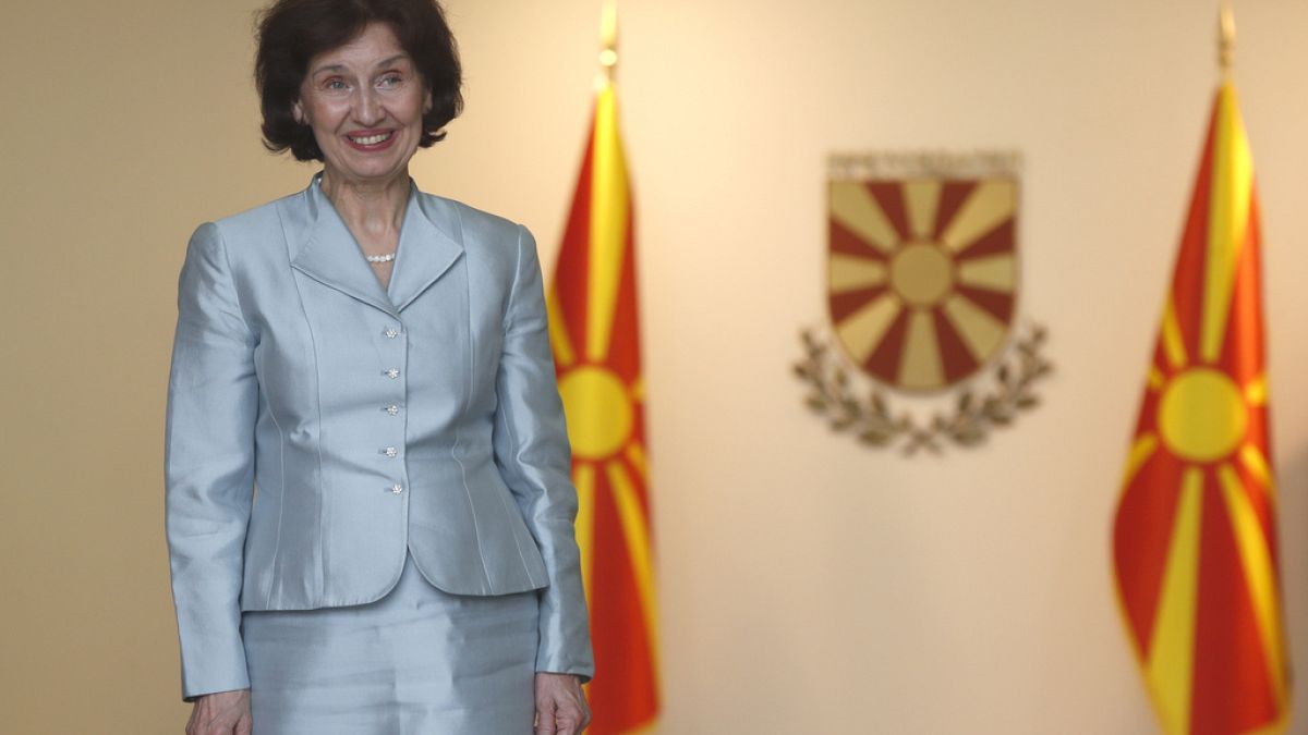 Η πρόεδρος της Βόρειας Μακεδονίας Γκορντάνα Σιλιάνοφσκα