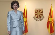 Gordana Siljanovska-Davkova, presidenta de Macedonia del Norte.