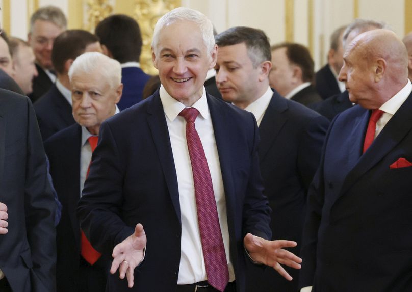 Belouszov az elnök kinevezési ceremóniáján - 2024 május 7.