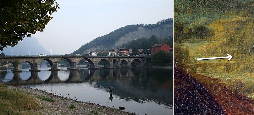 Mona Lisa tablosu ve Como Gölü