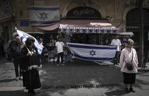 خلال مراسم الاحتفال بـيوم "الذكرى الوطني" في القدس