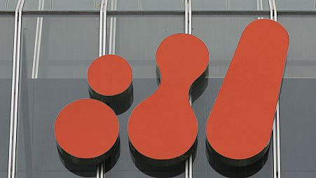 Mining giant BHP Billiton logo sits on the outside of their head office in Melbourne, Australia, Thursday, Nov. 27, 2008.