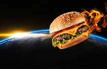 A delicious space burger