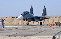 Orosz vadászgép a Krímben