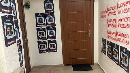 "Traitor of the country". Nino Dolidze, director of ISFED, private apartment entrance 