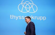 CEO of ThyssenKrupp AG, Miguel Angel Lopez Borrego, at the annual meeting of the German steelmaker in Bochum, Germany, Friday, Feb. 2, 2024.