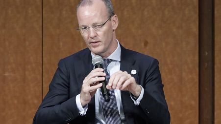 President of the Dutch Central Bank Klaas Knot (file photo)
