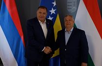 Milorad Dodik és Orbán Viktor Budapesten