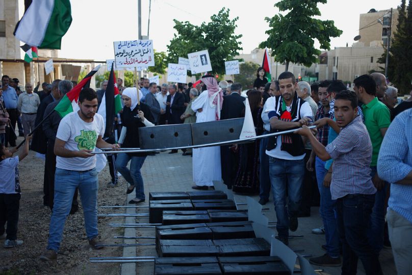 مظاهرة في عمان-الأردن في ذكرى النكبة
