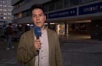 Euronews-Korrespondent Gabor Tanacs vor Ort