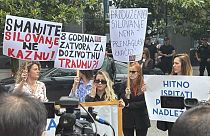 Manifestación en Montenegro para exigir mayores penas para los violadores