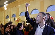 El candidato del Partido Socialista francés a las elecciones europeas Raphael Glucksmann.