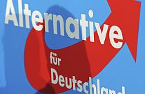 Cartaz do partido Alternativa para a Alemanha (AfD). 