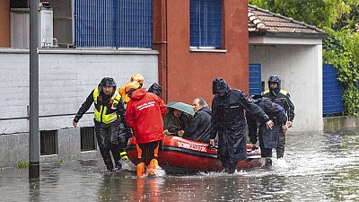 فيضانات ميلانو، شمال إيطاليا