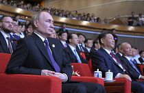 Il presidente russo Vladimir Putin e il presidente Xi Jinping a Pechino