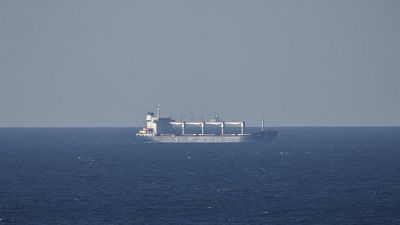 FILE - a ship is photographed out at sea. 