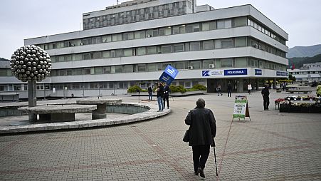 F. D. Roosevelt University Hospital, dove viene curato il primo ministro slovacco Robert Fico, ferito da un colpo d'arma da fuoco, a Banska Bystrica, Slovacchia