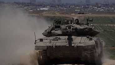 Ισραηλινό άρμα μάχης στη μεθόριο της Λωρίδας της Γάζας