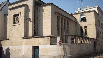 Synagoge in Rouen, 1950 eingeweiht.