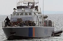 Des migrants syriens secourus en mer par les garde-côtes chypriotes (archives 2020).