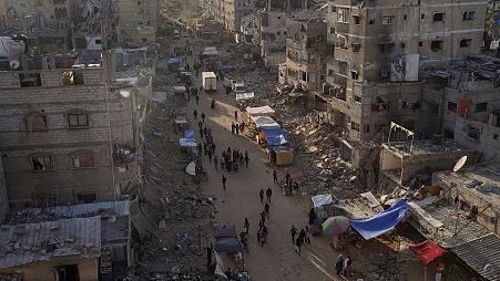 Khan Younès, dans le sud de la bande de Gaza, le mercredi 15 mai 2024.